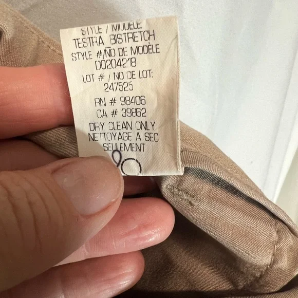 🤎 EUC THEORY Camel Slim Straight Slacks | Women’s Size 8 - Picture 12 of 13